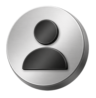 3D silver user avatar icon displayed decoratively on the FAQ page